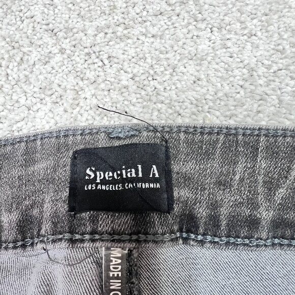 Special A Jeans Women’s Gray Skinny Pockets Size 5 NWT - Picture 7 of 12